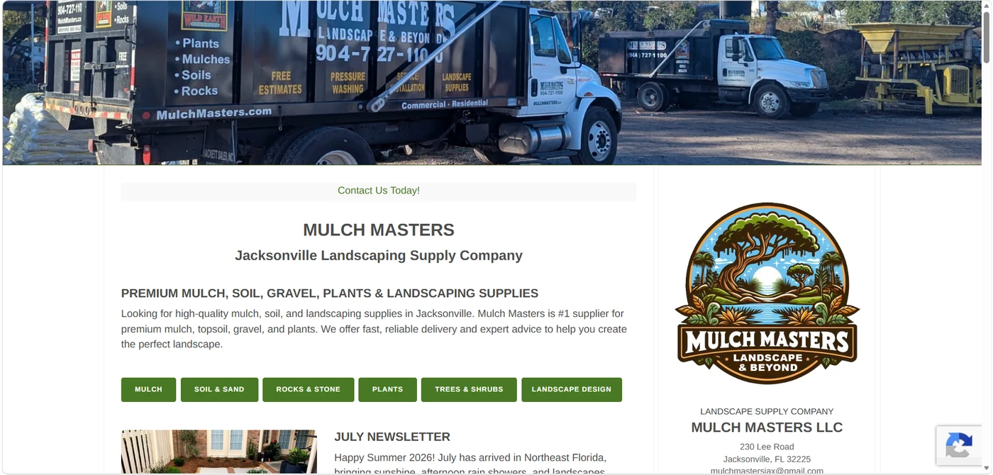 Mulch Masters website project